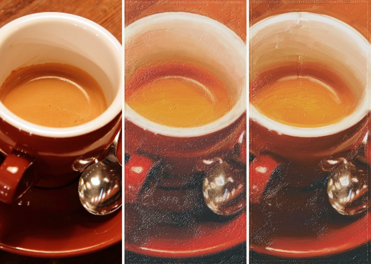 Espresso: photo, before, after